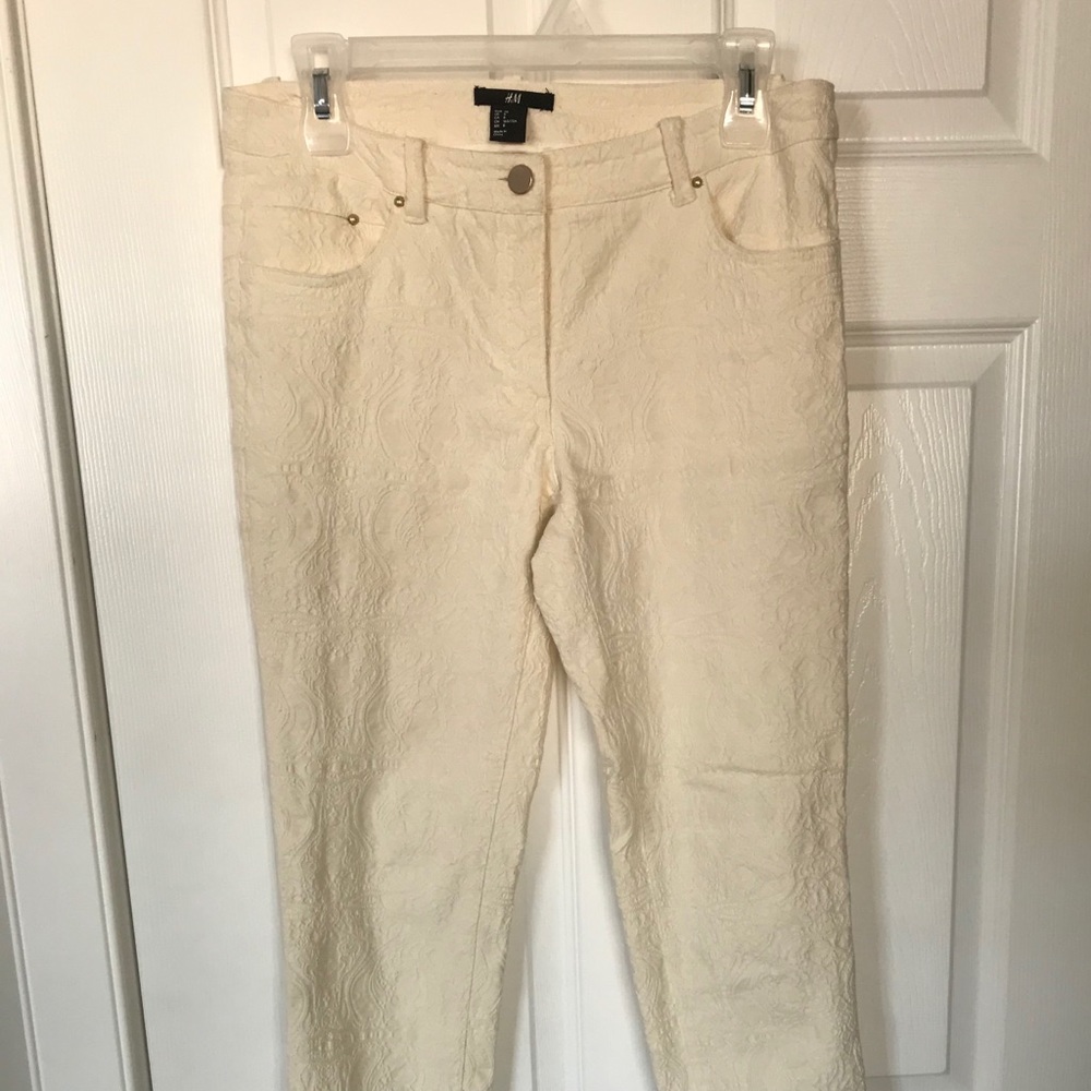 H&M White Pants- Size 8